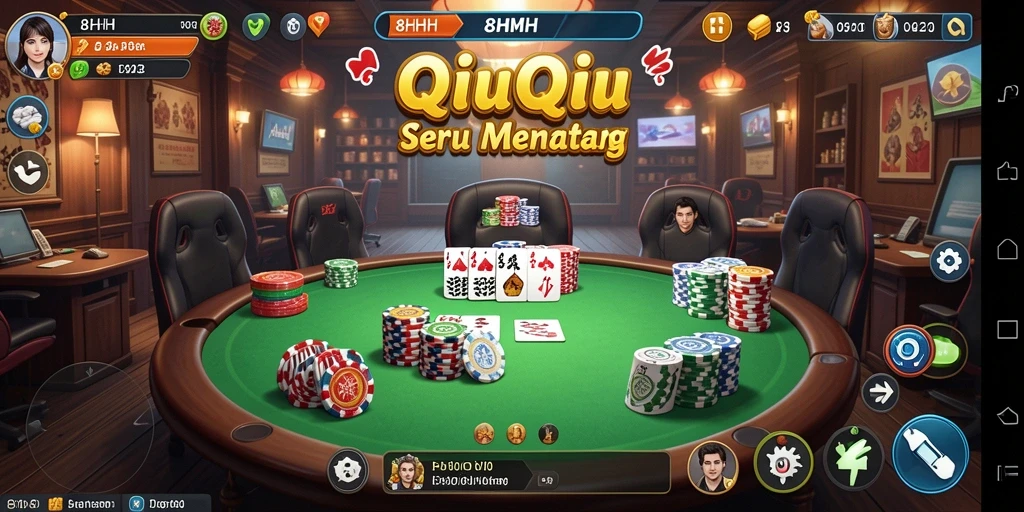 Tampilan gameplay seru dari 8HHH yang mengasyikkan.