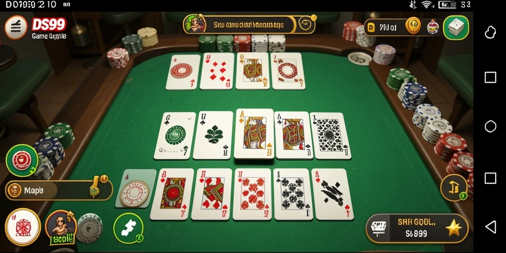 Gameplay seru DS99 dengan teman bermain Gaple.