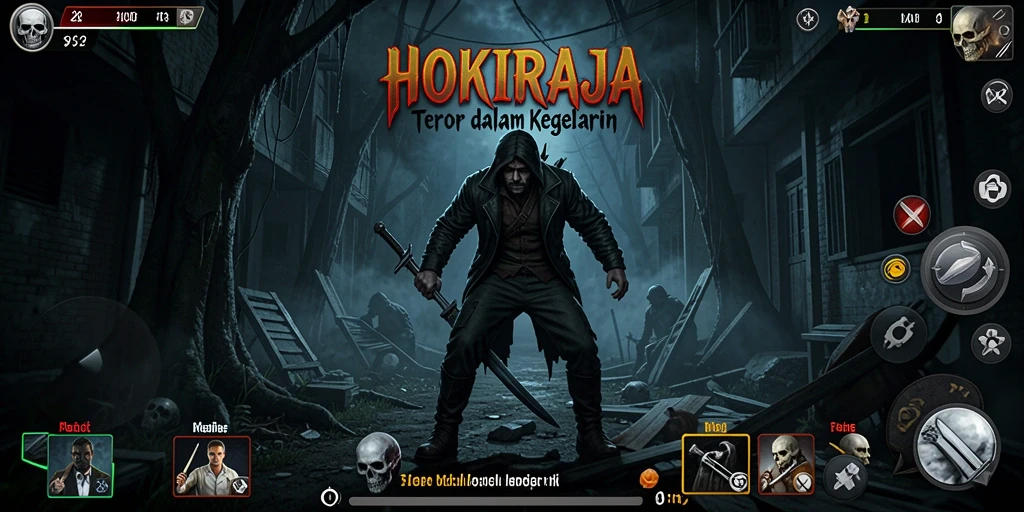 Gameplay menakutkan dengan suasana mencekam di HOKIRAJA.