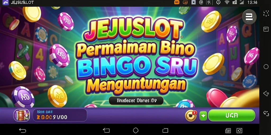 Tampilan gameplay seru dari JEJUSLOT bingo.