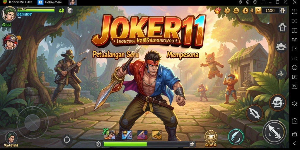Tampilan screenshot JOKER11 menampilkan aksi seru dalam dunia petualangan.