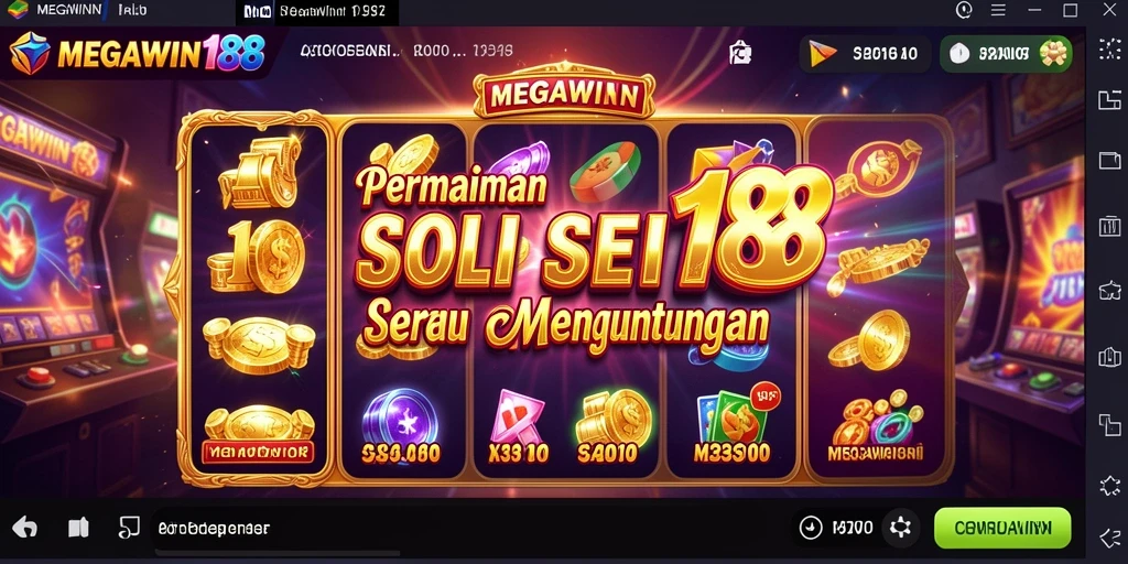 Tampilan gameplay MEGAWIN188 dengan grafis menawan dan fitur menarik.