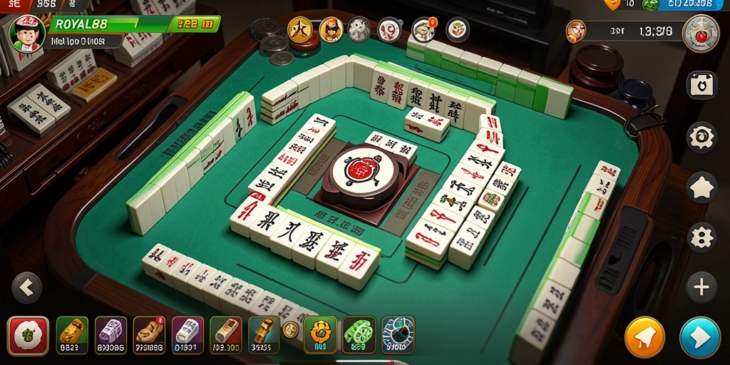 Screenshot gameplay ROYAL88 menampilkan keseruan permainan Mahjong.