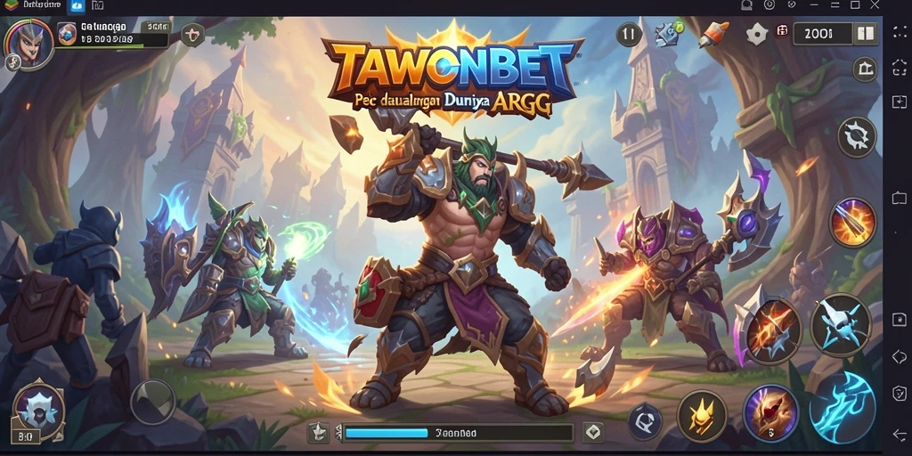 Tampak menawan dari gameplay TAWONBET yang penuh aksi.