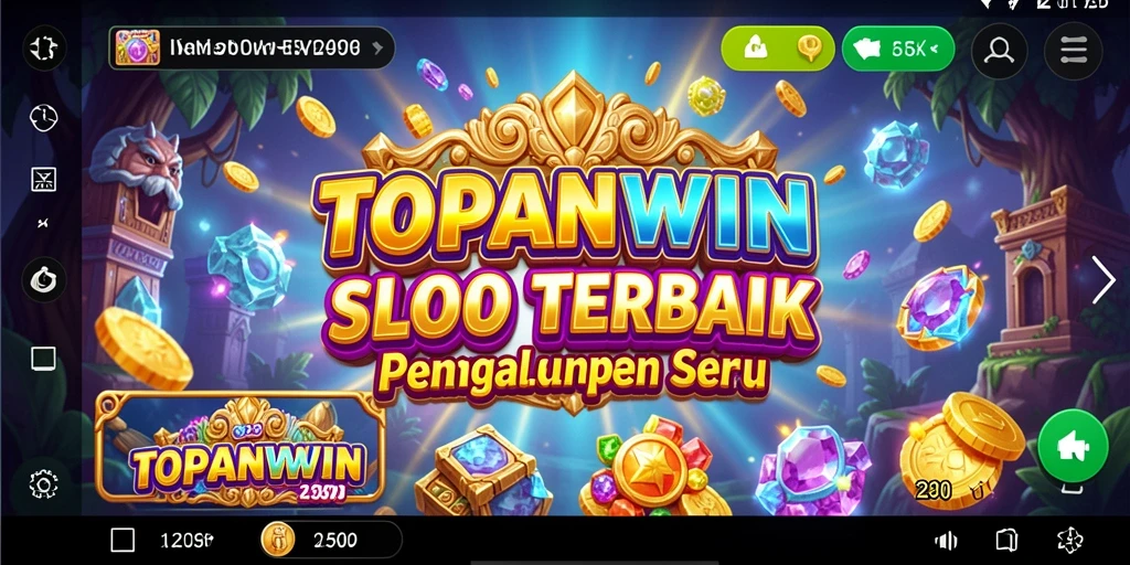Gameplay TOPANWIN yang mendebarkan dan mengasyikkan saat menang besar.