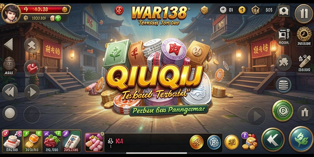 Tampilan gameplay QiuQiu yang mendebarkan di WAR138.